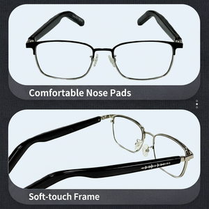Lunettes de soleil intelligentes polarisées, protection UV400, verres photochromiques, étanches IPX-5, charge magnétique, commande tactile pour la conduite - Product Image 4