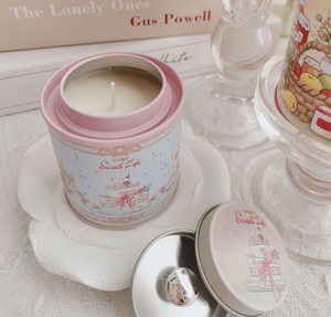 Bougie parfumée en fer forgé à la française pour la décoration de chambre de style forêt, cadeau d'anniversaire pour filles, <span class=keywords><strong>coffret</strong></span> cadeau souvenir - Product Image 4