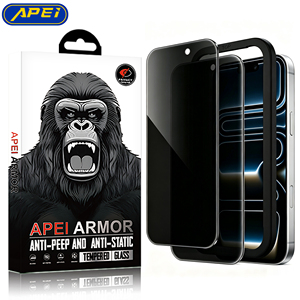 Protection double incassable, installation facile, compatible avec les coques, protection d'écran en verre trempé pour Apple <span class=keywords><strong>iPhone</strong></span> 18 Pro Max - Product Image 1