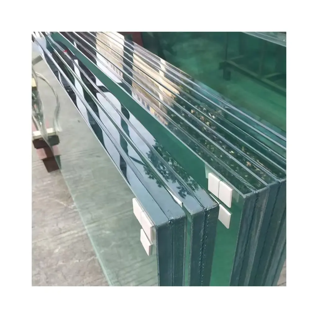 Building glass factory price tempered glass laminated glass for shower panel door building wall sunroom window pool fence