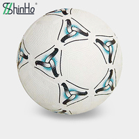 Ballon de football en caoutchouc personnalisé économique Shinho Manufacturer avec logo pour enfants, entraînement, promotion