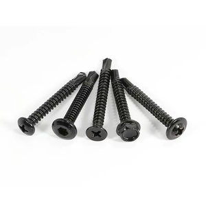 Bibo Yaente Factory 410 Stainless Steel <b>Flat</b> Head Hex Socket Self-drilling <b>Screws</b> - Self-tapping Dovetail Fasteners Metric Self- - Product Image 1