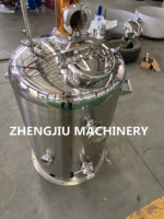 Pompe à engrenages en acier inoxydable ZJ 100 litres avec moteur pour équipement de distillation de vin, alambics de reflux pour vodka et gin, alcool