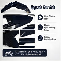 Nouvelles carénages en plastique S2R pour moto tout-terrain 125/250/300/350/450 EXC/SX/XC/SX-F/XC-F 2024 - Pièces de rénovation/amélioration