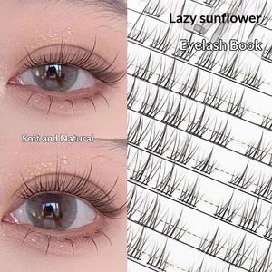 Pestañas Postizas Semi-Artificiales de Fibra, Empaquetado en <span class=keywords><strong>Libro</strong></span>, Venta al por Mayor de Fábrica, Suministro Estable, Segmentadas, Autoadhesivas en Abanico - Product Image 3