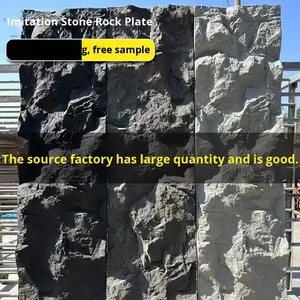 Gạch ốp tường giả đá PU khổ lớn, nhẹ, chống thấm, thiết kế hiện đại, dùng cho khách sạn, trong nhà và ngoài trời - Product Image 2