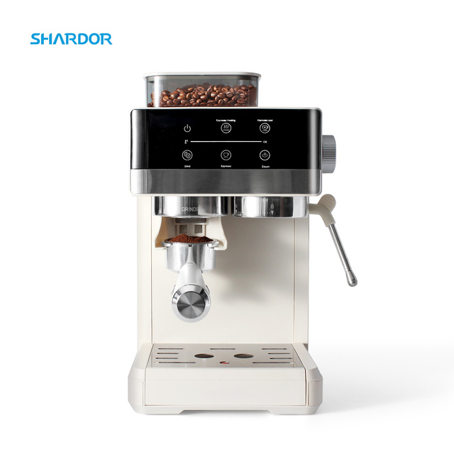 SHARDOR Espresso Machine with Cold Brew Milk Frother Large Removable Water Tank 1350W Coffee Maker