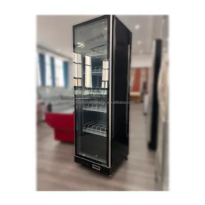 supermarket beverage fridge full glass door commercial display cold drink refrigerator