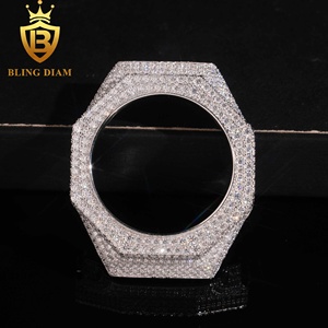 Cassa, Lunetta e Chiusura Iced Out Tempestate di Moissanite VVS Colore D per Orologi GA2100 - Supera il Test del Diamante con Certificato GRA all'Ingrosso - Product Image 5