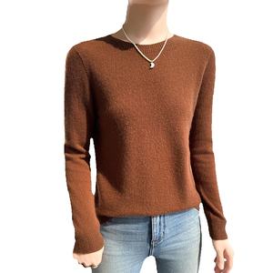 2025 nouveau lb première ligne prêt à porter automne hiver col rond <span class=keywords><strong>laine</strong></span>, coupe ample et look amincissant, pull, pull intérieur, haut - Product Image 5