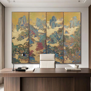<span class=keywords><strong>Peinture</strong></span> murale suspendue de style chinois moderne Fengxi Fishing, paysage, salon, salle à manger, <span class=keywords><strong>chambre</strong></span> à coucher, salon de thé, décoration minimaliste moderne, art - Product Image 1