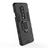 Étui de protection 2 en 1 antichoc en PC rigide et silicone souple pour Oneplus 8 Pro avec béquille intégrée et protection intégrale
