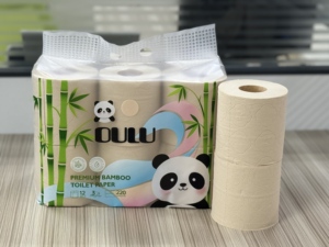 Rollo de Papel Toalla de Pulpa de Bambú Virgen 100% Ecológico, Ultra Suave, de 2 Capas, de Alta Calidad, Venta al por Mayor de Fábrica <span class=keywords><strong>OULU</strong></span> - Product Image 1