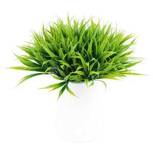 Plantes aquatiques artificielles Nianyu, herbe en plastique de 26 cm pour arrangement floral, verdure décorative - Product Image 2