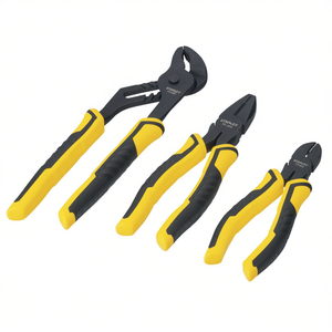 Stanley <b>Pliers</b> <b>Set</b> 3 Piece Control Grip Ergonomic Handles - Product Image 2
