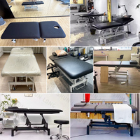 Lit de beauté électrique simple à prix avantageux, entièrement automatique, avec levage, lit de tatouage, lit de physiothérapie avec tubes ronds épaissis