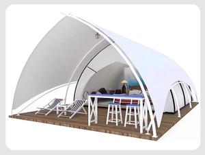 Tente de glamping en forme de coquille, tente personnalisée, camping de luxe, glamping resort, <span class=keywords><strong>tourisme</strong></span>, tente de glamping en forme de coquille, hôtel - Product Image 2