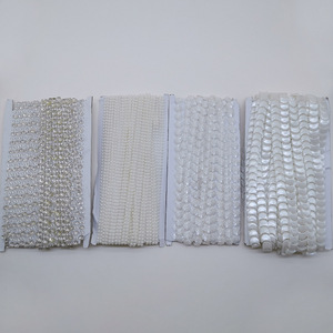 Cadena de Diamantes de 9 Metros por Paquete, Cristal Plateado, Diamantes de Imitación, Accesorios Decorativos para Pintura DIY - Product Image 3