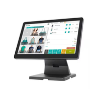 Couvercle arrière en métal tactile capacitif de 15.6 ''Système tactile Pos Machine Pos étanche à vendre pour magasin de détail