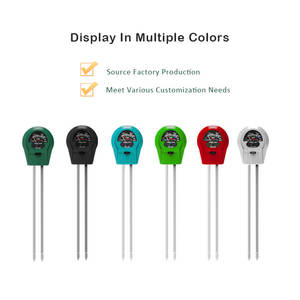 เครื่องวัดดิน 3-in-1: เครื่องวัดความชื้น ค่า pH และแสงแบบพกพาสำหรับสวน หน้าจอ LCD หลายสี - Product Image 5