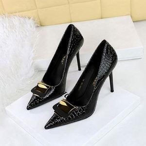 2024 Pointed Toe Stiletto Single Shoes New Fashion <strong>Baita</strong> Buckle Decorative High Heels Women Shoes Lady Footwears Shoes - Product Image 5