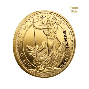 Vente en gros : Pièce commémorative de la mémoire de la Reine, en alliage plaqué or, avec relief 3D, pour artisanat et cadeaux d'anniversaire - Product Image 3