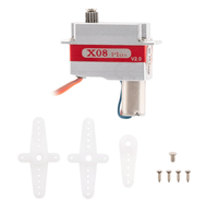 Prix de gros KST X08 Plus V2.0 5.3Kg 0.09s 8mm 9g Moteur F5J haute tension à boîtier métallique pour avion RC, drone, ailes d'UAV