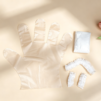 Kit d'outils de coloration capillaire jetables durables, personnalisable, avec emballage individuel, cape, gants, protège-oreilles, bonnet de douche, pour salon et usage domestique