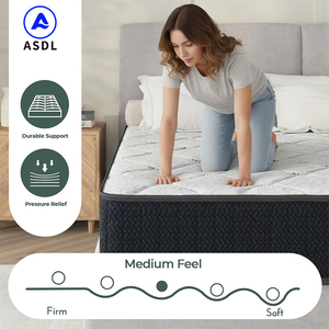 Colchón Ortopédico Moderno con Resortes, el Mejor Colchón para Dormir, Colchón de Espuma Viscoelástica con Masaje, Tamaño <span class=keywords><strong>Queen</strong></span>, en Caja - Product Image 3