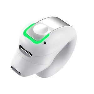 Mini Soft Clip OWS Wireless Earbud Earpiece 6-8 Jam Kerja Satu Telinga dengan Bahan Silikon Headset Telepon - Product Image 1