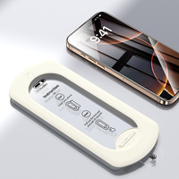 Kit d'application facile pour protecteur d'écran en verre trempé anti-poussière pour iPhone 12 13 14 15 16 17 18 Pro Max Plus