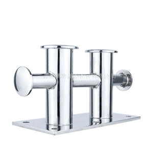 High-Durable 316 Stainless Steel Double Cross Dock Bollards for Yachts & Ships Cable Anchors & Other <b>Marine</b> <b>Hardware</b> - Product Image 1