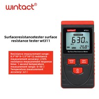 Wt311 디지털 디스플레이 임피던스 저항 측정기 정전기 방지 표면 저항 테스터 1 년 IP67 보호 0.1 정확도