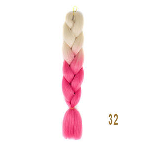 Extension de <span class=keywords><strong>Cheveux</strong></span> Synthétiques Haute Température 100g Grosses Tresses Dreadlocks Bande Unique Fibre de Tresses Synthétiques Dégradé <span class=keywords><strong>Color</strong></span>é - Product Image 4