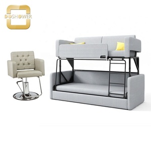 Sofá Convertible Moderno Tapizado <span class=keywords><strong>en</strong></span> Lino con Sofá Cama Plegable, 3 Colores para Espacios Reducidos, Apartamentos y Dormitorios - Product Image 3