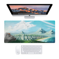 Nouveau Comfycozy travail de bureau tapis de souris étanches dessin animé personnalisé imprimé Sublimation tapis de bureau d'ordinateur pour ordinateur portable
