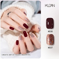Vernis à ongles KUDAN 20Y à base d'eau, pelable, séchage rapide en 60s, brillant, longue tenue, CPNP HALAL ISO22716, vente en gros OEM