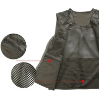 Gilet de pêche voyage léger pour hommes, vêtement en plein air, Safari, pêche voyage, plusieurs poches, été
