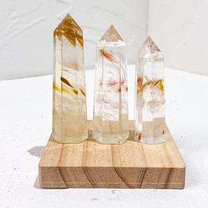 بيع بالجملة شافي أصفر يذوب برج كريستال للشاكرا وتطهير الطاقة - Product Image 2