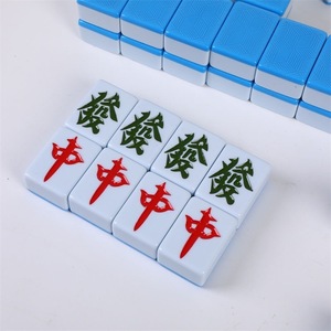 Automatic Modern Portable Mahjong Machine Blue or Green American Style Household <b>Entertainment</b> Set OEM1-12 Eco-Friendly Sustaina - Product Image 5