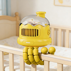 Octopus Shaped Baby Fan USB Powered Portable <b>Stroller</b> Clip For Infant Car Seat - Product Image 2