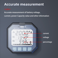 TX20 8-80V100A LCD Electrical Instruments BT Battery Monitor Charge Discharge Battery Level Capacity Indicator Tester