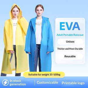 Traje de una pieza reutilizable y desechable de EVA para niños y adultos, grueso, antilluvia intensa, personalizado, para senderismo y actividades al aire libre. - Product Image 2