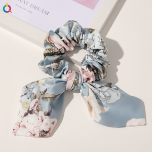 Elegante semplice bambini copricapo di tendenza moda strass acrilico fiore tessuto coda di cavallo titolari vendita calda all'ingrosso - Product Image 1