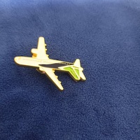Broche de broche d'avion en alliage de zinc en émail métallique, broche maçonnique en émail dur personnalisée, cadeaux d'insigne de broche d'avion de vol aérien