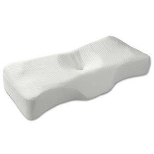 Label pribadi kustom kontur busa memori poliuretan bantal bulu mata Orthopedic Edik ekstensi bulu mata bantal tidur dengan lubang telinga - Product Image 1