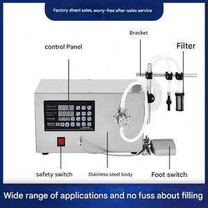 Machine de remplissage de liquides haute précision à 1 tête pour parfums, miel, boissons, lait, cosmétiques, ketchup, cola, huiles comestibles - Product Image 5