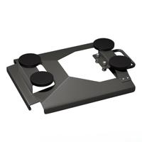 Support magnétique robuste de 260 lb avec poignée pour Starlink Mini, kit de montage sans perçage adapté au toit de voiture, camping-car, camion, caravane