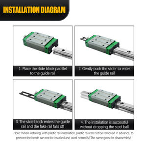 Riel de Guía Lineal de Rodillos RGW/RGH25/30/35/45/<span class=keywords><strong>55</strong></span>/65/85/100 RGH RGW de Alta Resistencia para Maquinaria Pesada - Product Image 4