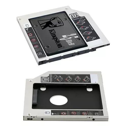 Laptop Caddy Adapter for SATA 9.5mm Hard Drive Kit 2 Pcs
